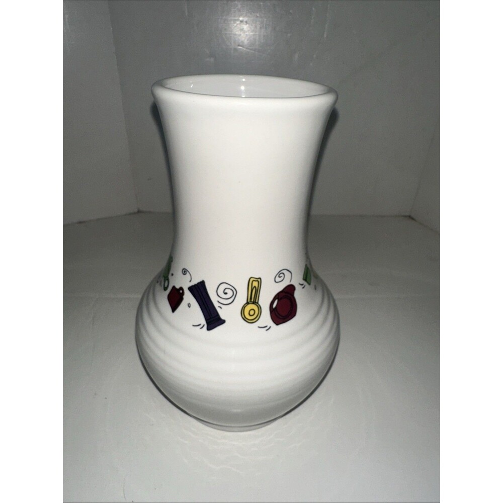 Fiesta ICON Royalty Vase Rare Icon Pattern Fiestaware HTF